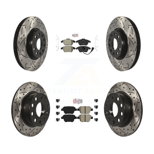 [Avant et Arrière] Disque et plaquette de frein pour 17-18 Volkswagen Jetta 2.0L KDA-101021