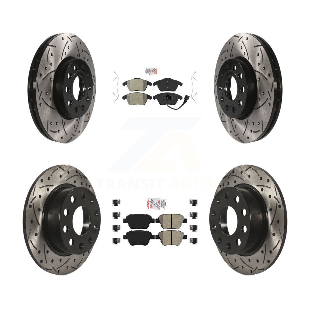 [Avant et Arrière] Disque et plaquette de frein pour Volkswagen Jetta 1.8L/1.4L KDA-101022