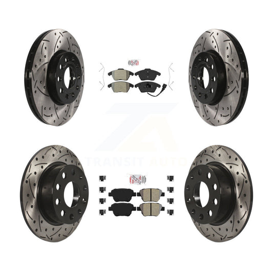 [Avant et Arrière] Disque et plaquette de frein pour Volkswagen Jetta 1.8L/1.4L KDA-101022