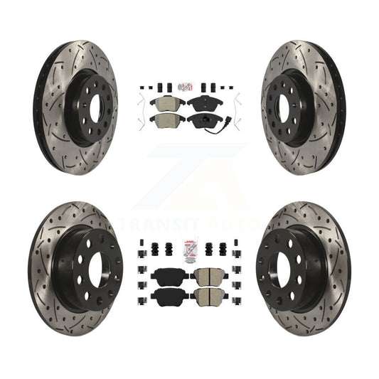 [Avant et Arrière] Disque et plaquette de frein pour 17-18 Volkswagen Jetta 2.0L KDA-101025