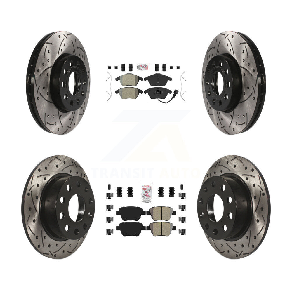 [Avant et Arrière] Disque et plaquette de frein pour Volkswagen Jetta 1.8L/1.4L KDA-101026