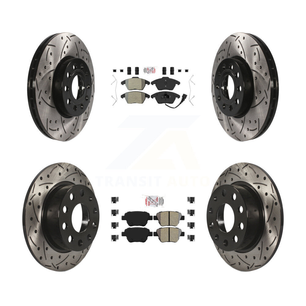 [Avant et Arrière] Disque et plaquette de frein pour Volkswagen Jetta 1.8L/1.4L KDA-101028