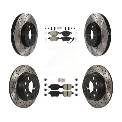 [Avant et Arrière] Disque et plaquette de frein pour Volkswagen Jetta 1.8L/1.4L KDA-101028