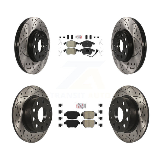 [Avant et Arrière] Disque et plaquette de frein pour Volkswagen Jetta 1.8L/1.4L KDA-101028