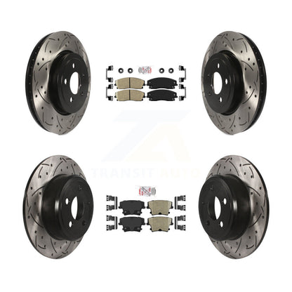 [Avant et Arrière] Disque et plaquette de frein pour 15-18 Dodge Charger RWD with 3.6L KDA-101060