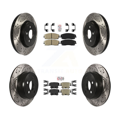 [Avant et Arrière] Disque et plaquette de frein pour 15-18 Dodge Charger RWD with 3.6L KDA-101064