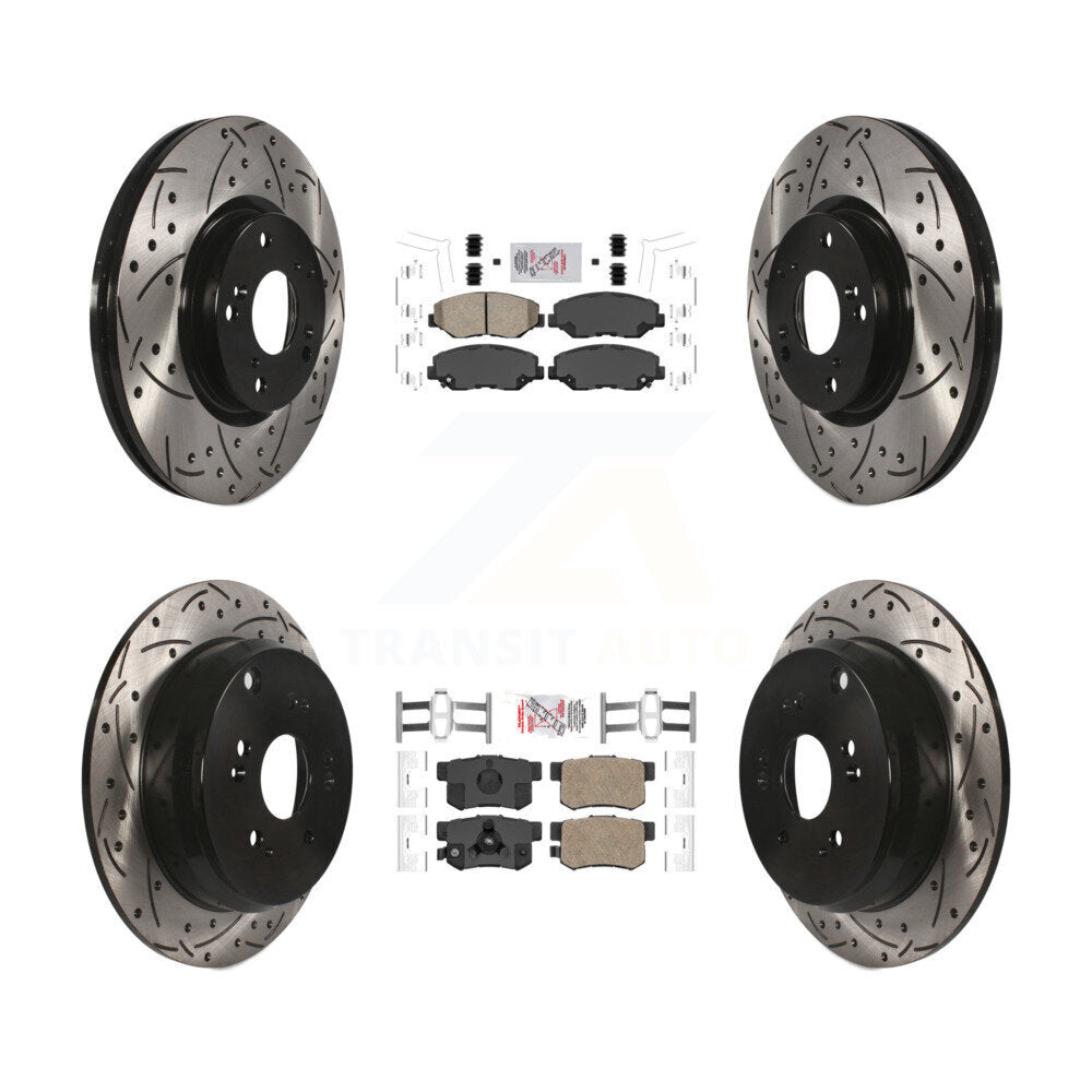 [Avant et Arrière] Disque et plaquette de frein pour 2005-2006 Honda CR-V KDA-101140