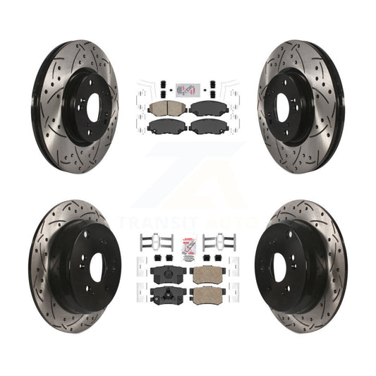 [Avant et Arrière] Disque et plaquette de frein pour 2005-2006 Honda CR-V KDA-101141