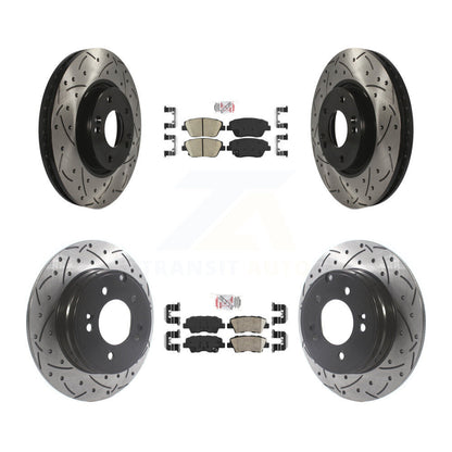 [Avant et Arrière] Disque et plaquette de frein pour Hyundai Sonata Kia Optima KDA-101151