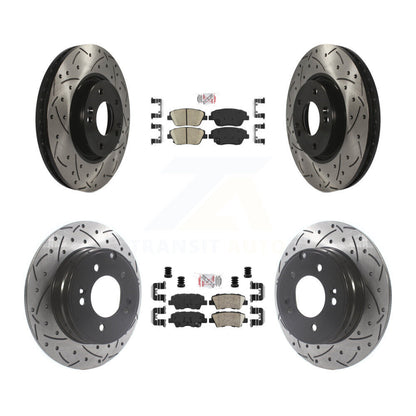 [Avant et Arrière] Disque et plaquette de frein pour Hyundai Sonata Kia Optima KDA-101152