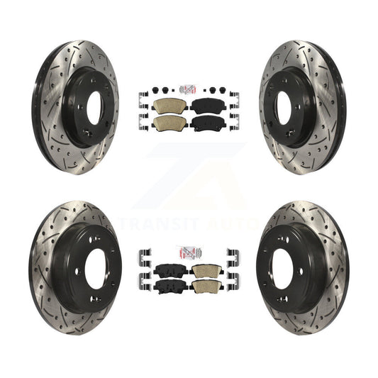 [Avant et Arrière] Disque et plaquette de frein pour Hyundai Elantra GT Kia Forte Forte5 KDA-101157
