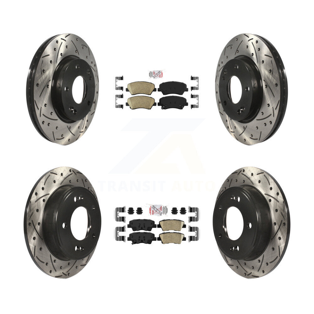[Avant et Arrière] Disque et plaquette de frein pour Hyundai Elantra GT Kia Forte Forte5 KDA-101160