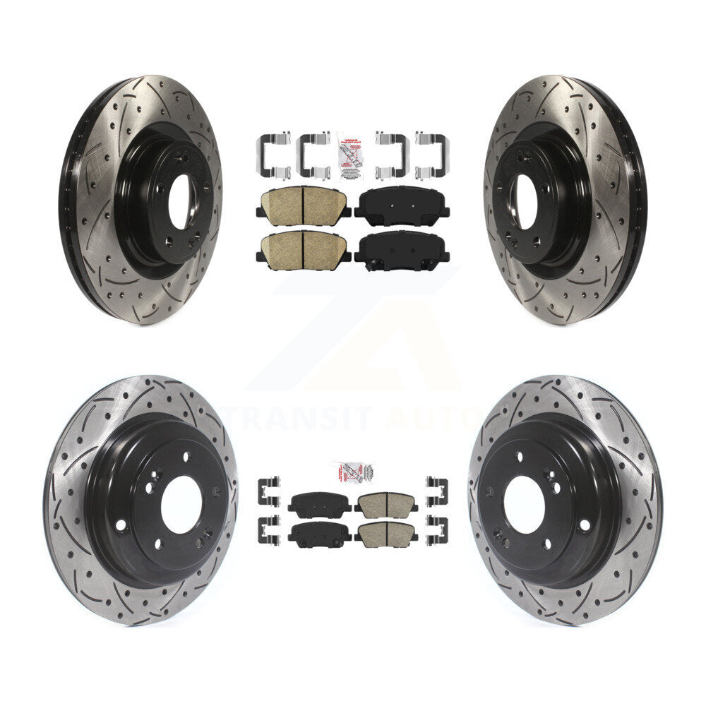 [Avant et Arrière] Disque et plaquette de frein pour Hyundai Genesis Coupe KDA-101163