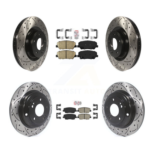 [Avant et Arrière] Disque et plaquette de frein pour Hyundai Genesis Coupe KDA-101163