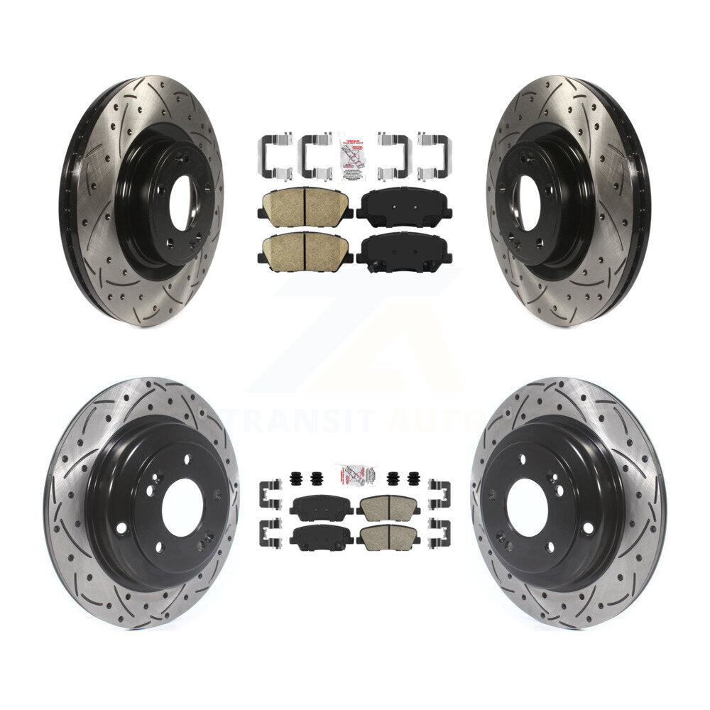 [Avant et Arrière] Disque et plaquette de frein pour Hyundai Genesis Coupe KDA-101164
