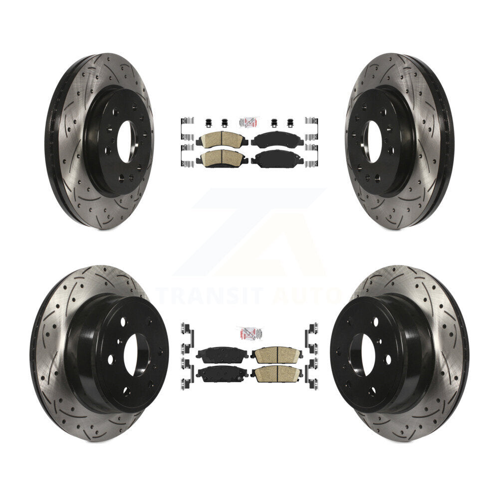 [Avant et Arrière] Disque et plaquette de frein pour Chevrolet GMC Sierra 1500 Silverado KDA-101173