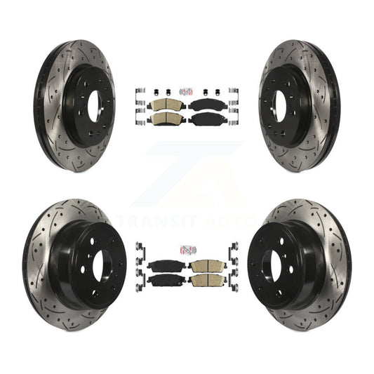 [Avant et Arrière] Disque et plaquette de frein pour Chevrolet GMC Sierra 1500 Silverado KDA-101173