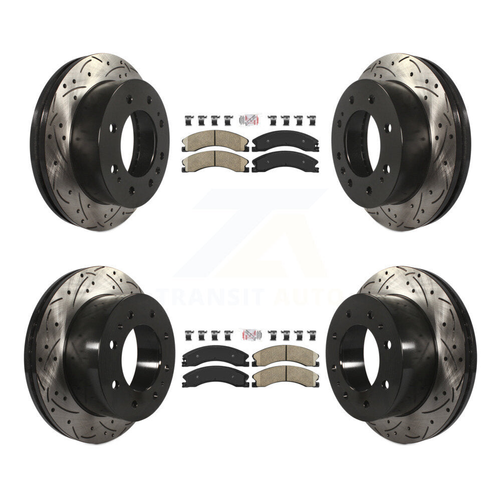 [Avant et Arrière] Disque et plaquette de frein pour GMC Chevrolet Sierra 2500 HD 3500 KDA-101214