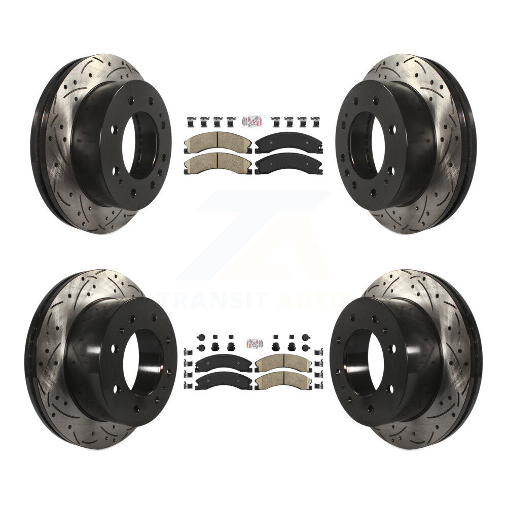 [Avant et Arrière] Disque et plaquette de frein pour GMC Chevrolet Sierra 2500 HD 3500 KDA-101218