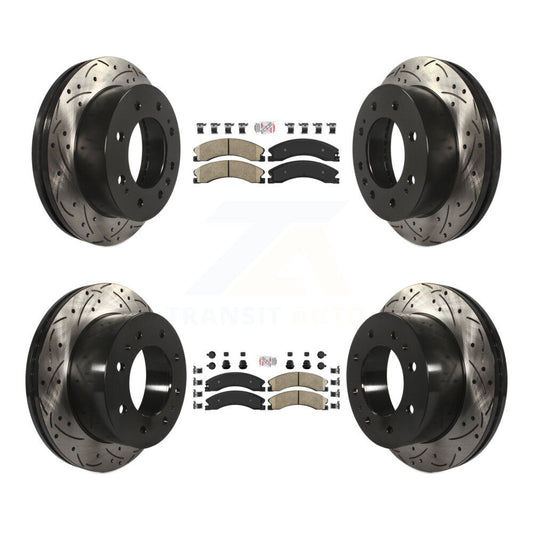 [Avant et Arrière] Disque et plaquette de frein pour GMC Chevrolet Sierra 2500 HD 3500 KDA-101218