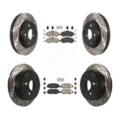 [Avant et Arrière] Disque et plaquette de frein pour Jeep Wrangler KDA-101284