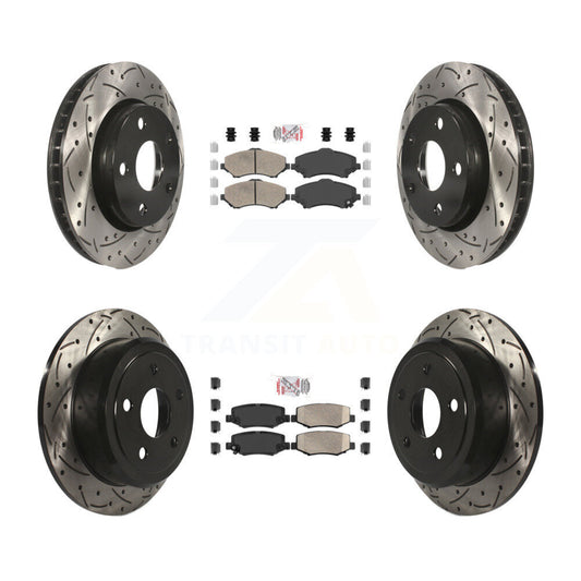 [Avant et Arrière] Disque et plaquette de frein pour Jeep Wrangler KDA-101284