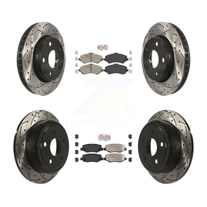 [Avant et Arrière] Disque et plaquette de frein pour Jeep Wrangler KDA-101286