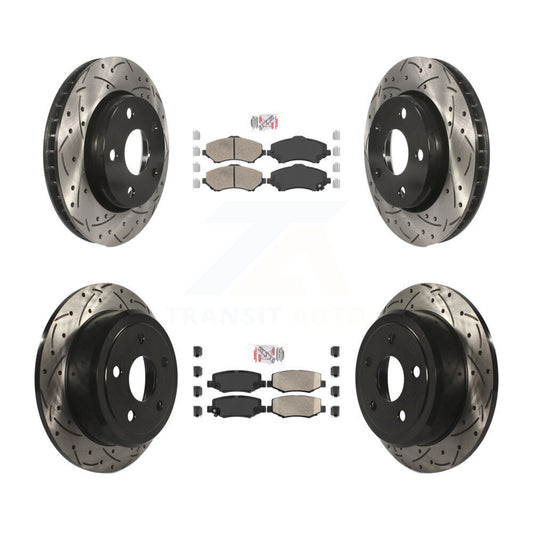 [Avant et Arrière] Disque et plaquette de frein pour Jeep Wrangler KDA-101286