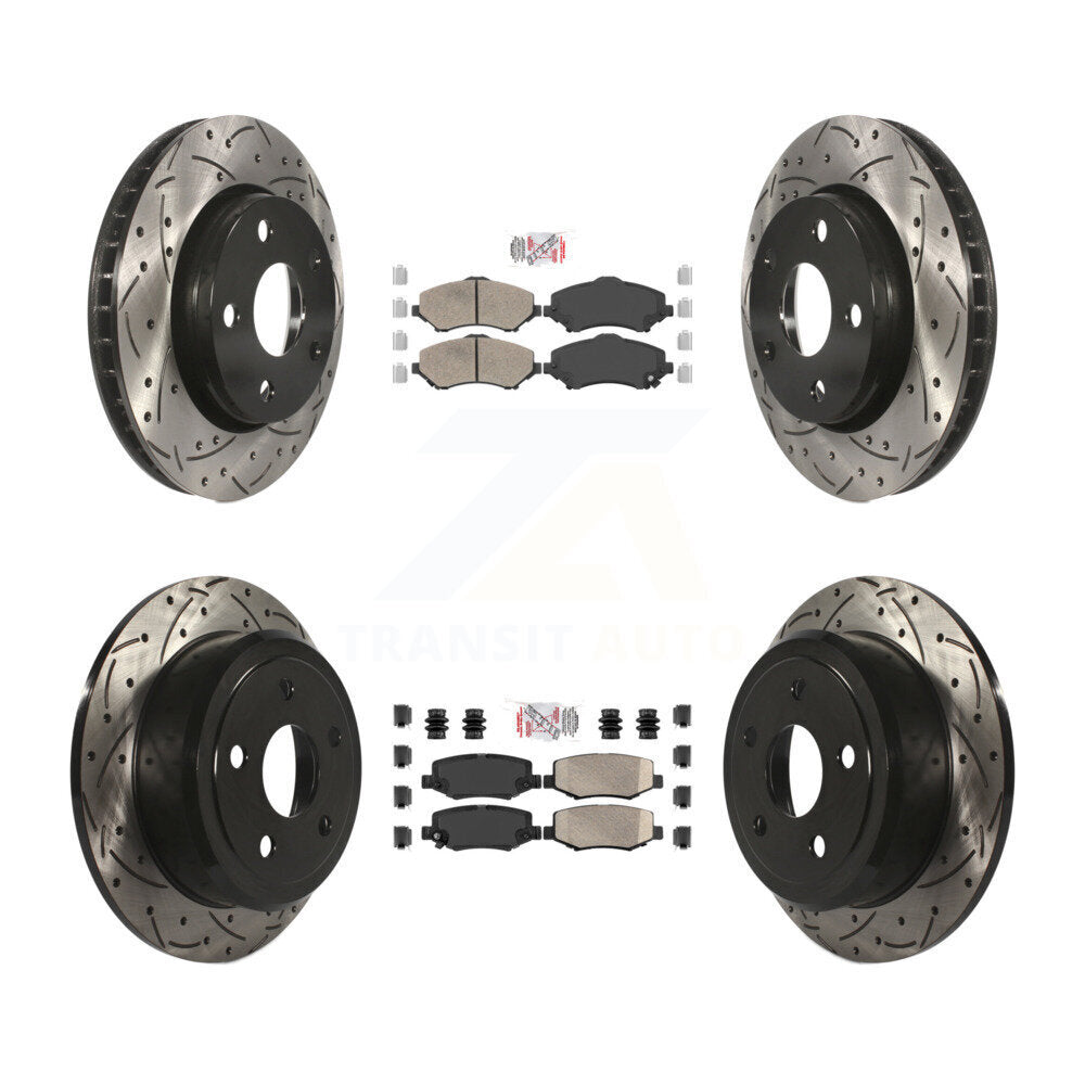 [Avant et Arrière] Disque et plaquette de frein pour Jeep Wrangler KDA-101287