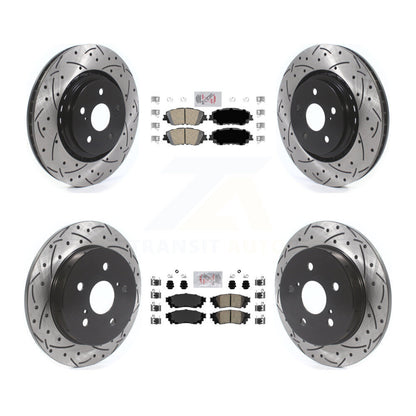 [Avant et Arrière] Disque et plaquette de frein pour 2020 Toyota Camry With TRD Package KDA-101320