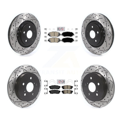 [Avant et Arrière] Disque et plaquette de frein pour 2020 Toyota Camry With TRD Package KDA-101321