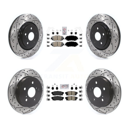 [Avant et Arrière] Disque et plaquette de frein pour 2020 Toyota Camry With TRD Package KDA-101322