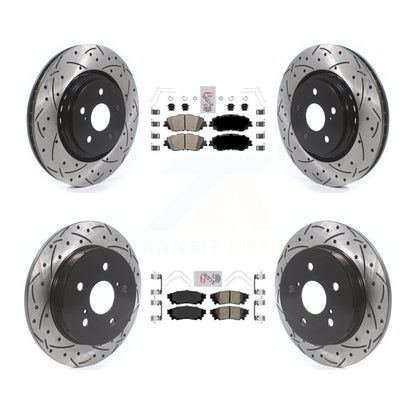 [Avant et Arrière] Disque et plaquette de frein pour 2020 Toyota Camry With TRD Package KDA-101323