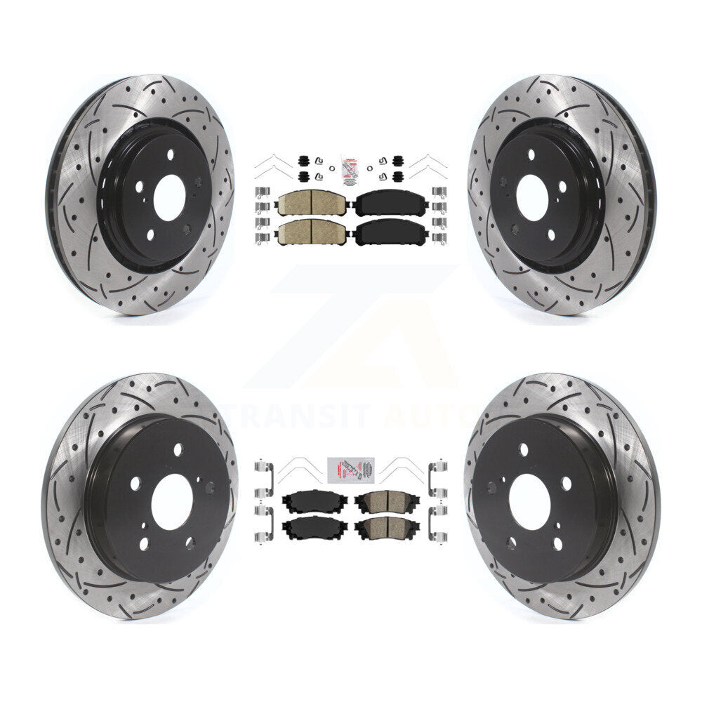 [Avant et Arrière] Disque et plaquette de frein pour Toyota Camry Avalon TRD KDA-101325