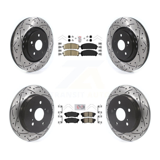 [Avant et Arrière] Disque et plaquette de frein pour Toyota Camry Avalon TRD KDA-101325