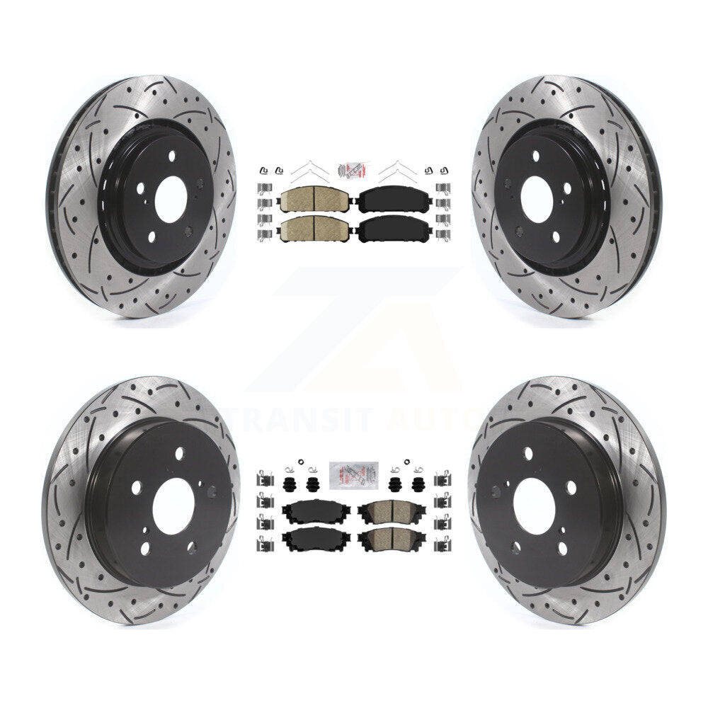 [Avant et Arrière] Disque et plaquette de frein pour Toyota Camry Avalon TRD KDA-101326