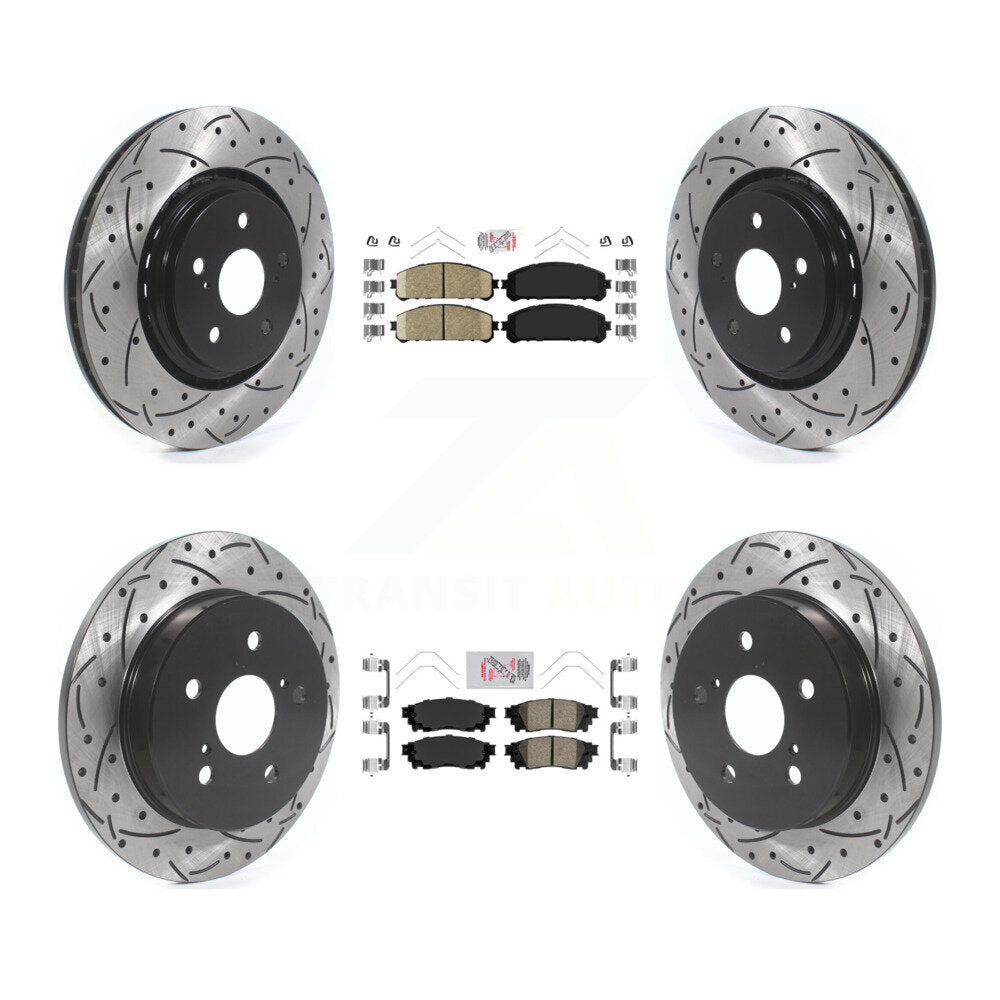 [Avant et Arrière] Disque et plaquette de frein pour Toyota Camry Avalon TRD KDA-101327