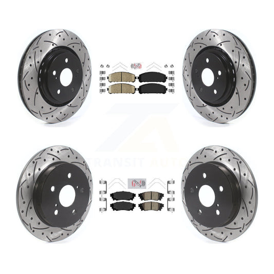 [Avant et Arrière] Disque et plaquette de frein pour Toyota Camry Avalon TRD KDA-101327