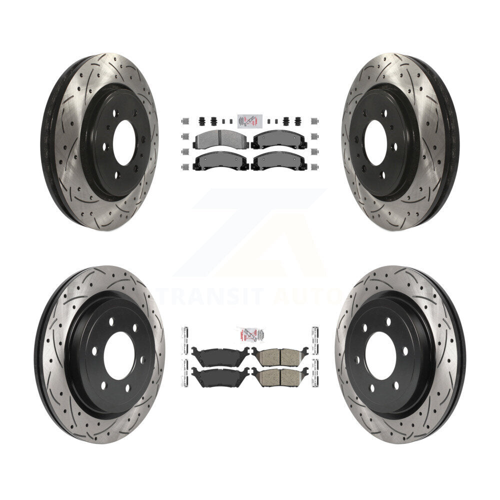 [Avant et Arrière] Disque et plaquette de frein pour Ford F-150 Expedition KDA-101393