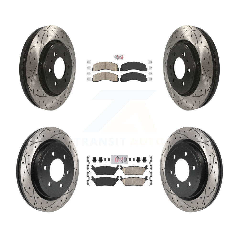 [Avant et Arrière] Disque et plaquette de frein pour Ford F-150 Expedition Lincoln KDA-101394