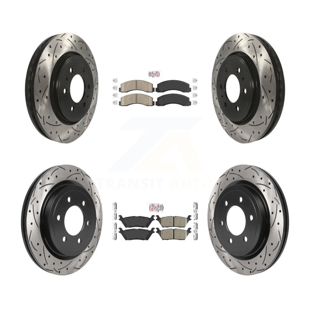 [Avant et Arrière] Disque et plaquette de frein pour Ford F-150 Expedition Lincoln KDA-101395