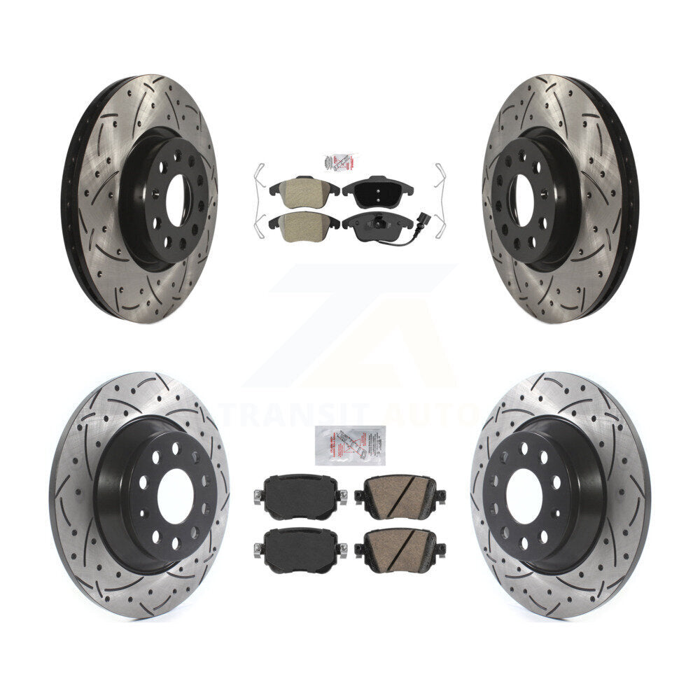 [Avant et Arrière] Disque et plaquette de frein pour Audi Q3 Quattro KDA-101407