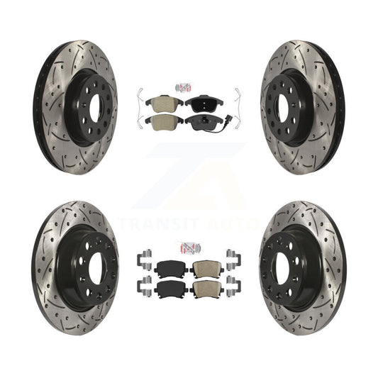 [Avant et Arrière] Disque et plaquette de frein pour Volkswagen Tiguan Q3 KDA-101408