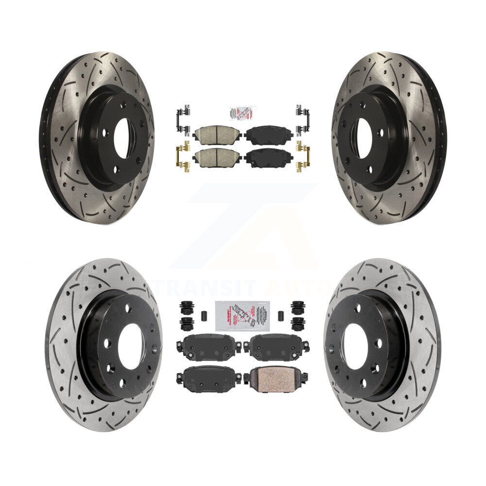 [Avant et Arrière] Disque et plaquette de frein pour 2019-2022 Mazda CX-3 AWD KDA-101415