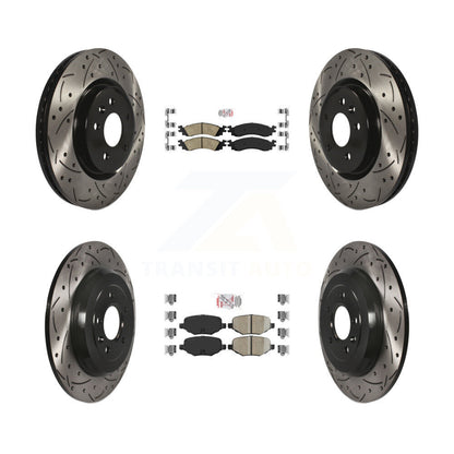 [Avant et Arrière] Disque et plaquette de frein pour 2010-2012 Ford Taurus SHO KDA-101420