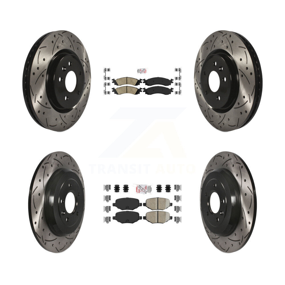 [Avant et Arrière] Disque et plaquette de frein pour 2010-2012 Ford Taurus SHO KDA-101421