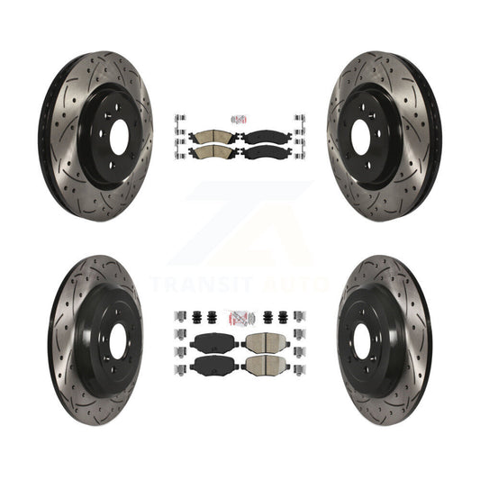 [Avant et Arrière] Disque et plaquette de frein pour 2010-2012 Ford Taurus SHO KDA-101421