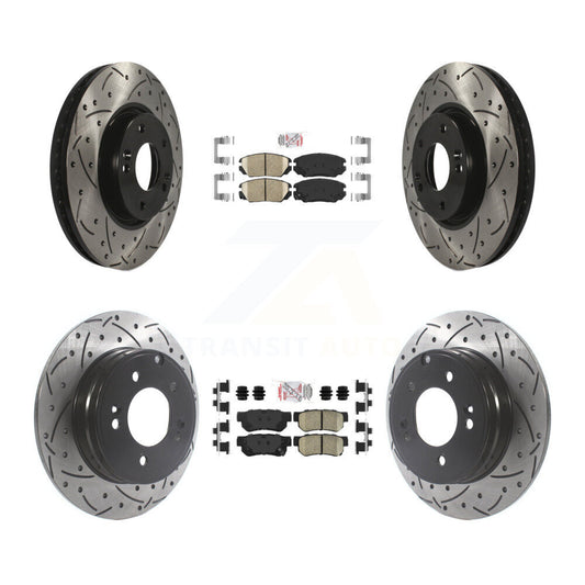 [Avant et Arrière] Disque et plaquette de frein pour Hyundai Sonata 3.3L KDA-101424