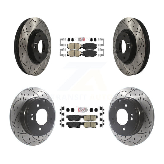 [Avant et Arrière] Disque et plaquette de frein pour Hyundai Sonata 3.3L KDA-101426
