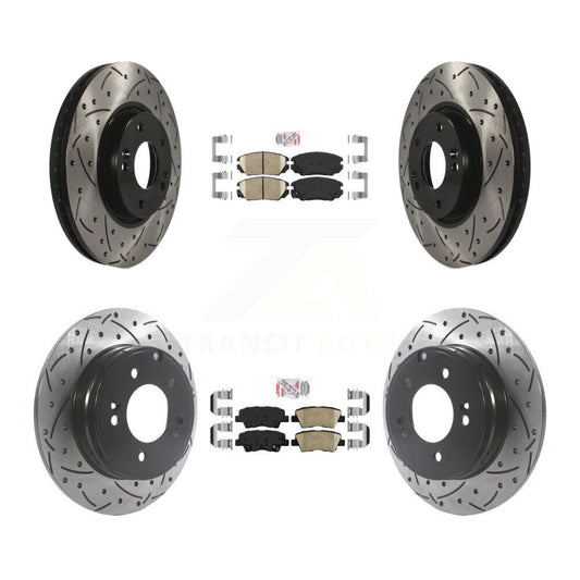[Avant et Arrière] Disque et plaquette de frein pour Hyundai Sonata 3.3L KDA-101428
